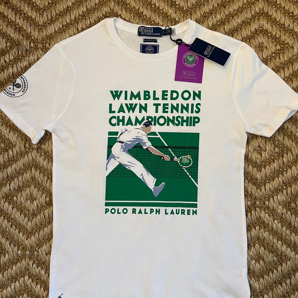 Polo by Ralph Lauren White Wimbledon Tennis T-Shirt